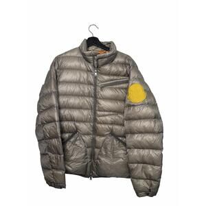 Moncler Lian Giubbotto Down Jacket Taupe Gray Men’s Size 5